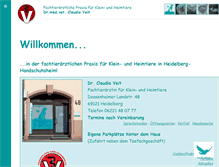 Tablet Screenshot of kleintierpraxis-online.de